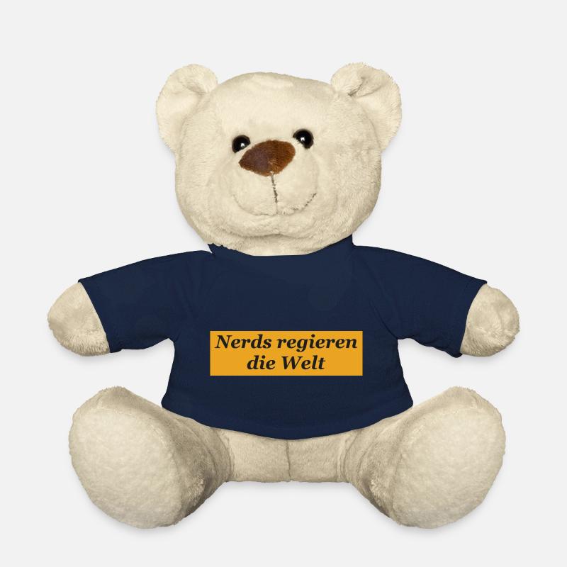 Nerds regieren schwarze Schrift - Teddy - French Navy
