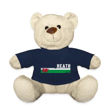 Neath: Umarmen Sie walisischen Charme mit Retro-Design - Teddy - French Navy - Vorne