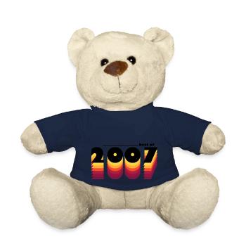 Le meilleur de l’année 2007 - Fêtez vos 18 ans avec le millésime - Nounours - bleu marine - Devant
