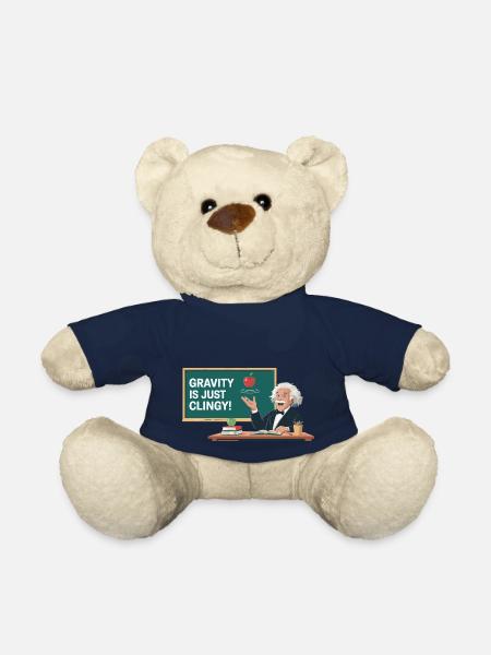 Lustiges Physik-Design – Gravity is just clingy - Teddy - French Navy