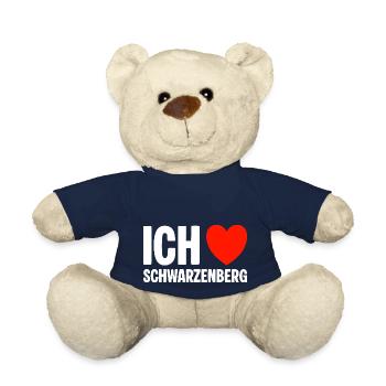 Schwarzenberg Ich liebe meine Stadt - Teddy - French Navy - Vorne