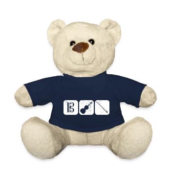 Viola Key Viola Viola Violist - Nounours - bleu marine - Devant