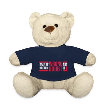 I may be wrong - Teddy Bear - french navy - Front