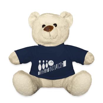 Je suis nul au bowling - Nounours - bleu marine - Devant