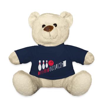 Je suis nul au bowling - Nounours - bleu marine - Devant