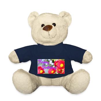 Happy Birthday! - Teddy - French Navy - Vorne