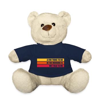 ne me parle pas - Nounours - bleu marine - Devant