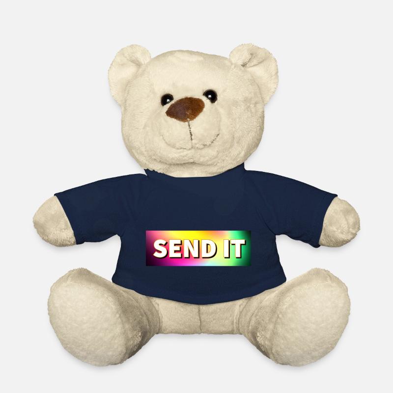 SEND IT Boxlogo - Teddy - French Navy