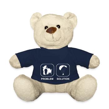 Paragleiter Parapente Gleitschirmfliegen - Nounours - bleu marine - Devant