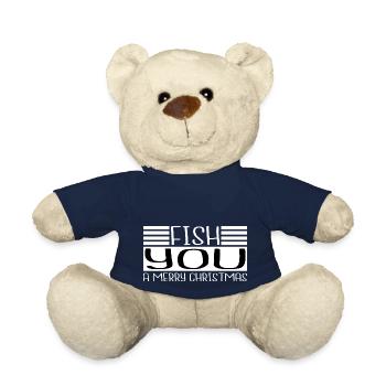 statement dinosaur lover christmas vacation - Teddy - French Navy - Vorne