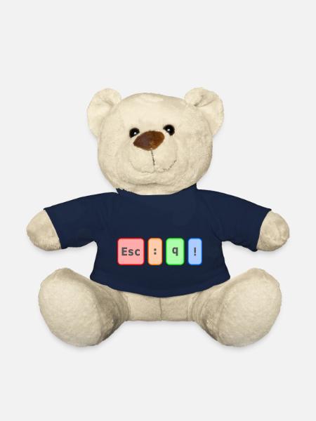 Vim escape code (colour) - Teddy Bear - french navy