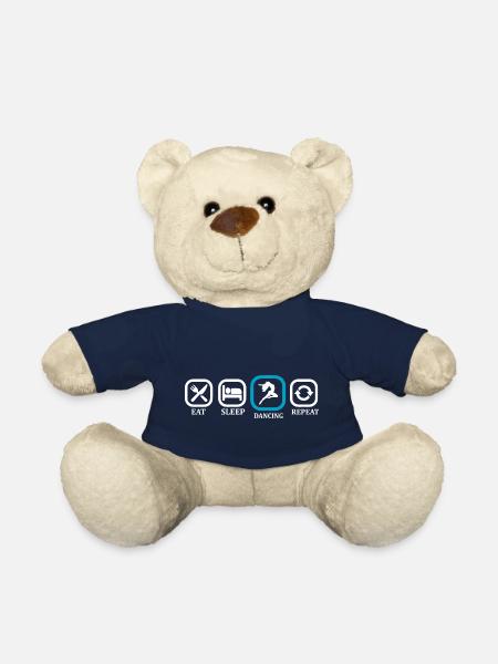 Dancing Dance Music - Teddy Bear - french navy