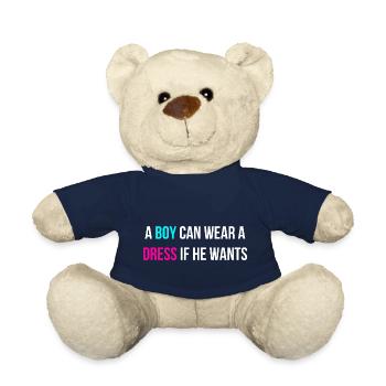 Gleichberechtigung Pride Englisch - Teddy - French Navy - Vorne