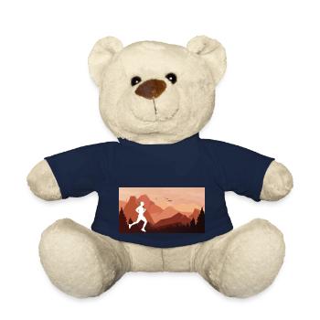 Trail Run Ultra Running Mountain Trekking Running - Teddy Bear - french navy - Front