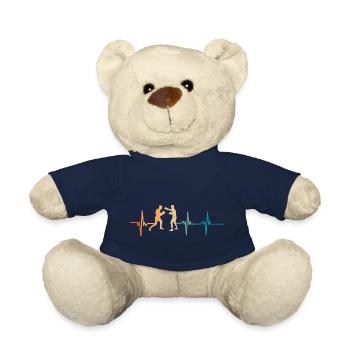 Heartbeat Boxing - Teddy Bear - french navy - Front