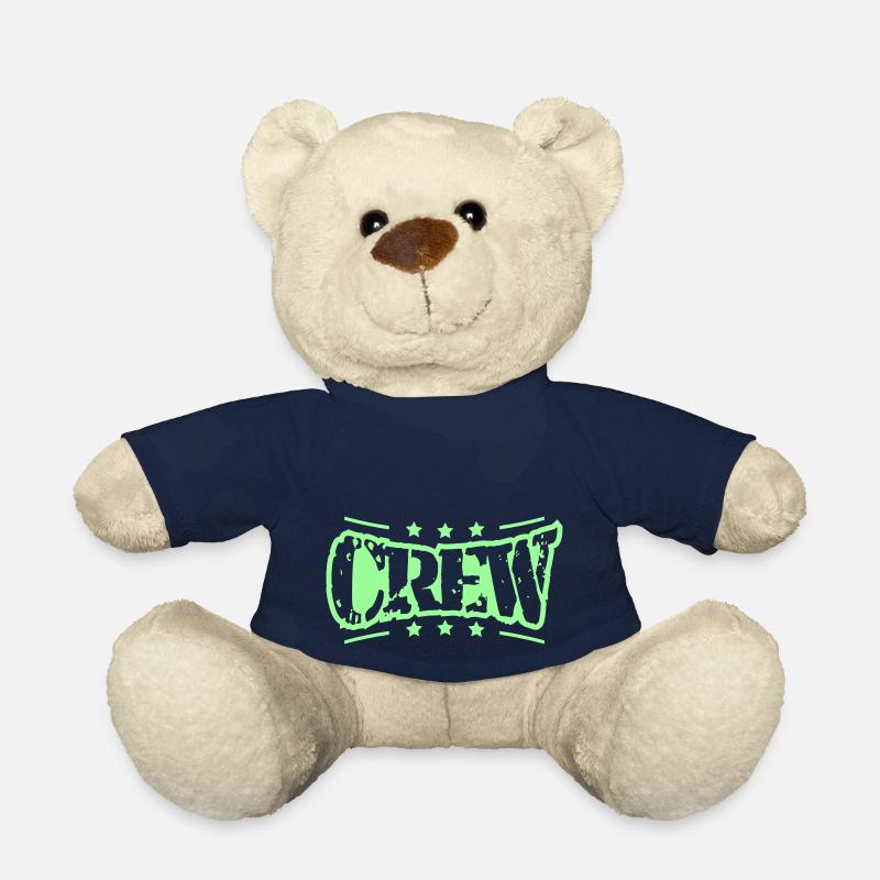 Crew Sterne Logo Cool Team Freunde Spaß Gruppe - Teddy - French Navy