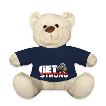 Get Strong - Teddy Bear - french navy - Front