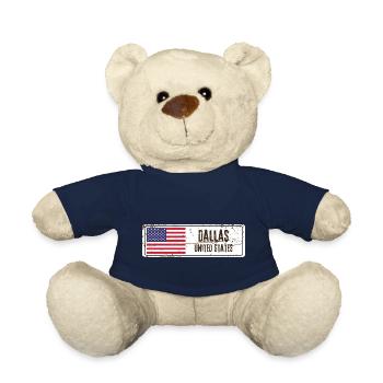 Dallas Flagge der Vereinigten Staaten - Teddy - French Navy - Vorne