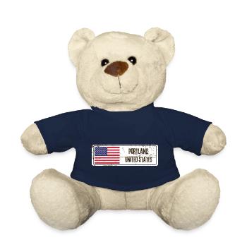 Portland Flagge der Vereinigten Staaten - Teddy - French Navy - Vorne