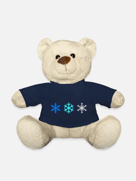 Snowflakes - Teddy - French Navy
