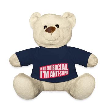 not antisocial anti stupid - Teddy - French Navy - Vorne