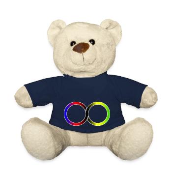 Cyclist Infinite World Champion - Teddy Bear - french navy - Front