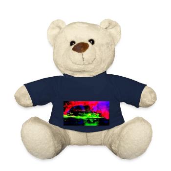 Neon Abstract Retro Car Design Coop Artist BiBi - Teddy - French Navy - Vorne