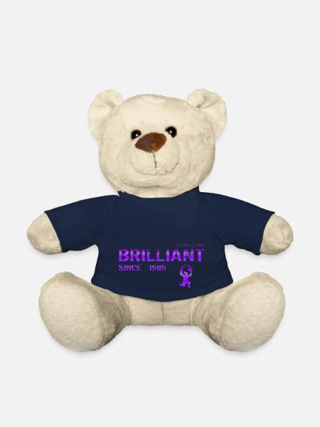 Brillant depuis 1985 - Nounours - bleu marine