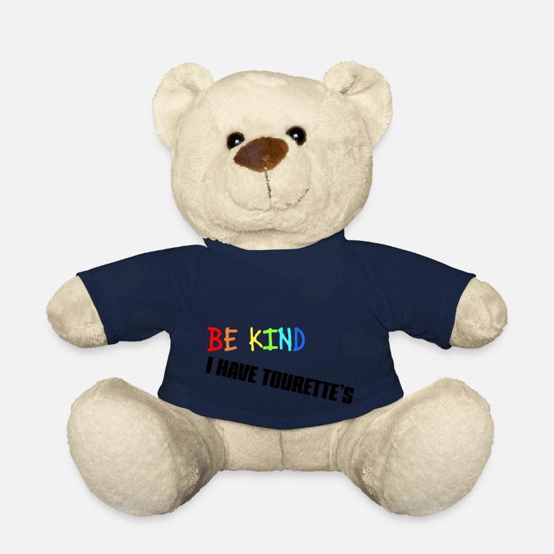 Sei nett - ich habe Tourette (schwarzer Text) - Teddy - French Navy