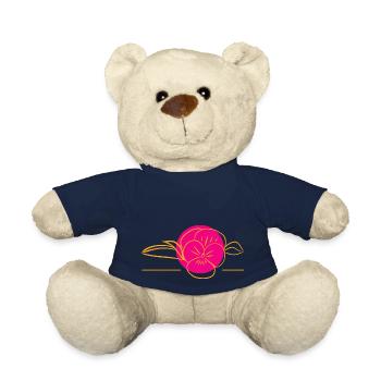 Flower Flower Plant - Teddy Bear - french navy - Front