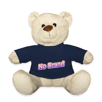 Pas de style d’autocollant de marque - Nounours - bleu marine - Devant