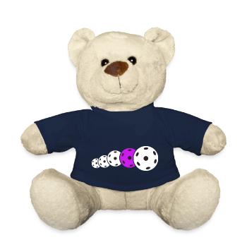 Floorball Floorball Club Unihoc Balls - Teddy Bear - french navy - Front