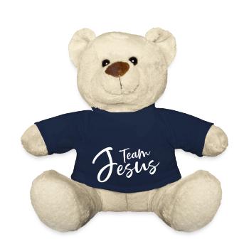 Team Jesus - Teddy Bear - french navy - Front