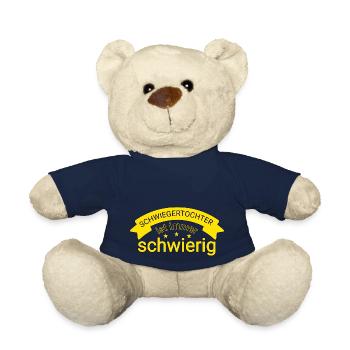Daughter-in-law saying - Teddy Bear - french navy - Front