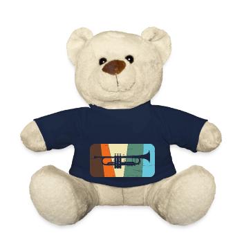 trumpet - Teddy Bear - french navy - Front