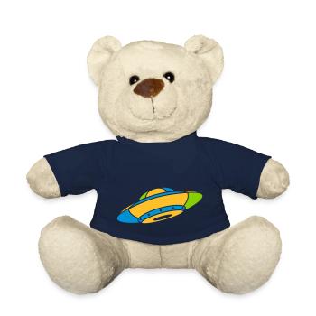 Buntes UFO Mystery Aliens - Teddy - French Navy - Vorne