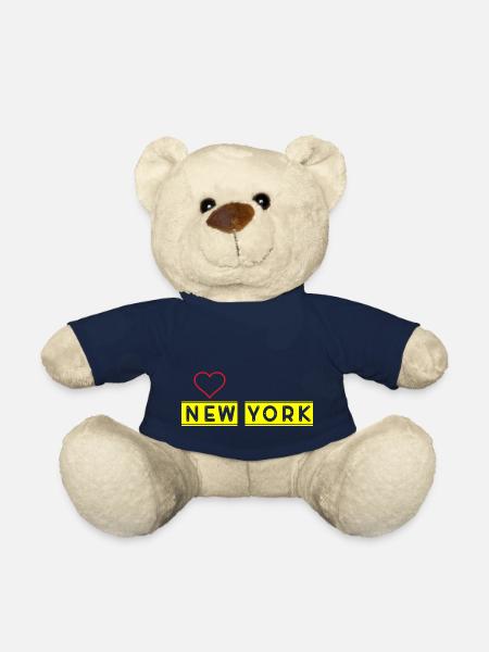 New York - Nounours - bleu marine