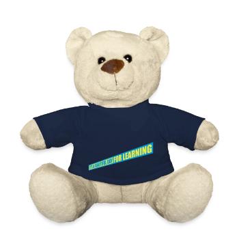 beautiful day for learning - Teddy Bear - french navy - Front
