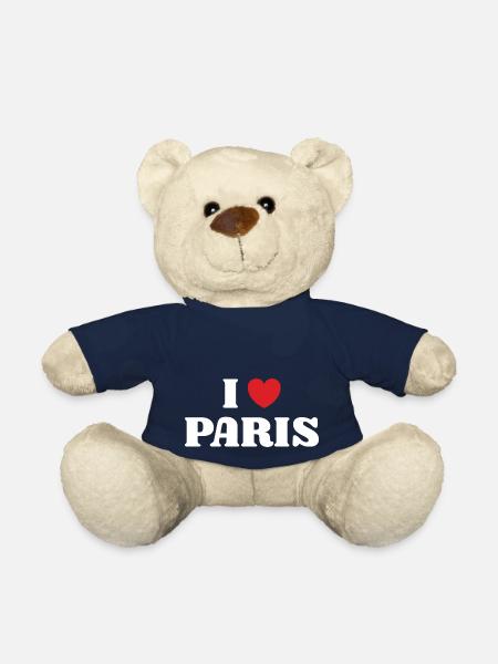 I love Paris - Teddy Bear - french navy