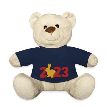 2023 Rabbit Red Gold - Teddy Bear - french navy - Front