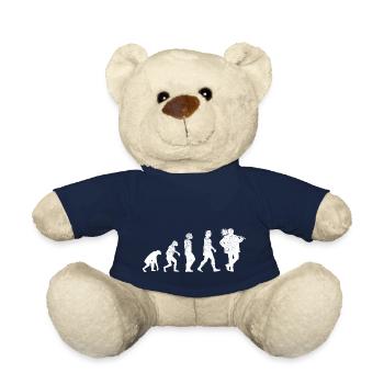 Chimney sweep Chimney sweep gift food sweep - Teddy Bear - french navy - Front