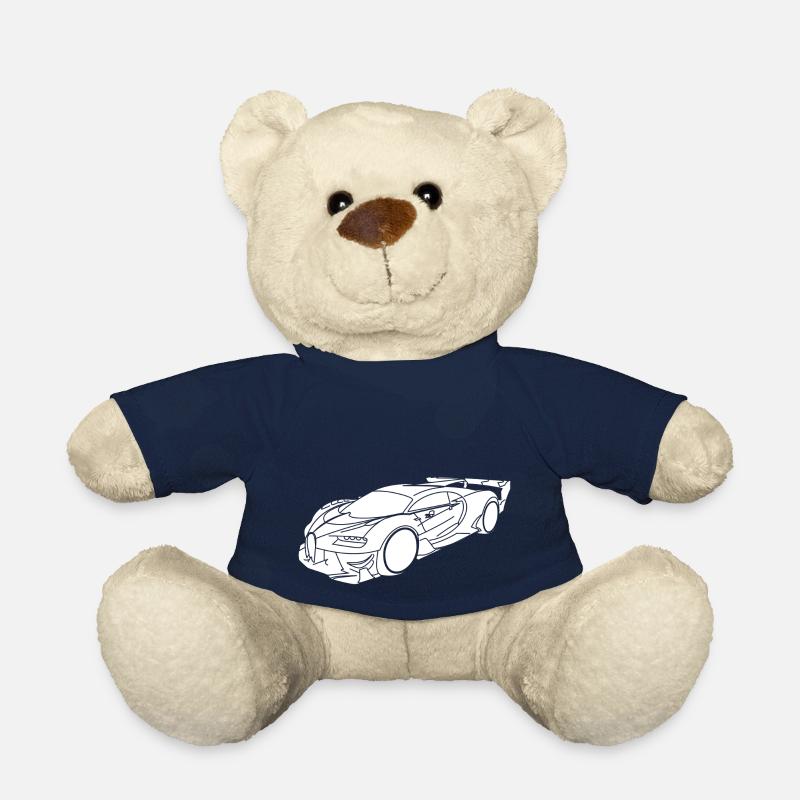 Voiture de sport Buga - Nounours - bleu marine