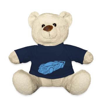 Voiture de sport Buga - Nounours - bleu marine - Devant