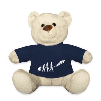 Skispringer Ski Skifliegen Wintersport Skisprung - Teddy - French Navy - Vorne