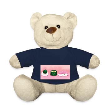 Sushi heureux - Nounours - bleu marine - Devant