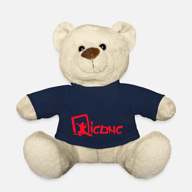 Qigong logo - Teddy - French Navy