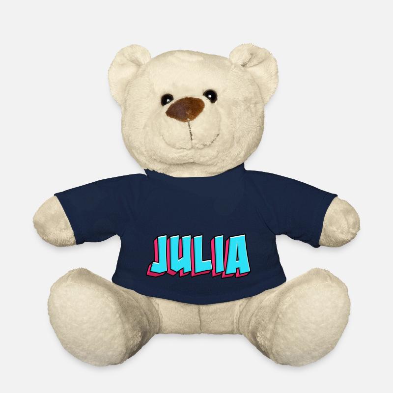 Image du nom : Julia - Nounours - bleu marine