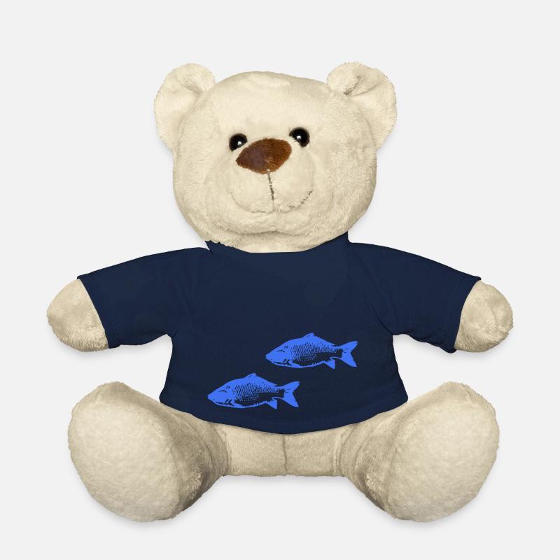 Poissons - Nounours - bleu marine