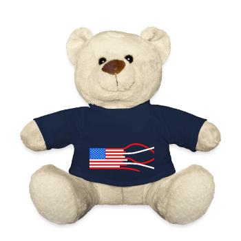 Stars and Stripes - Teddy Bear - french navy - Front