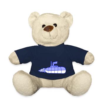 U-Boot Unterseeboot Tauchgang Tauchboot Kapitän - Teddy - French Navy - Vorne